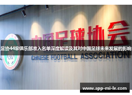 足协44家俱乐部准入名单深度解读及其对中国足球未来发展的影响